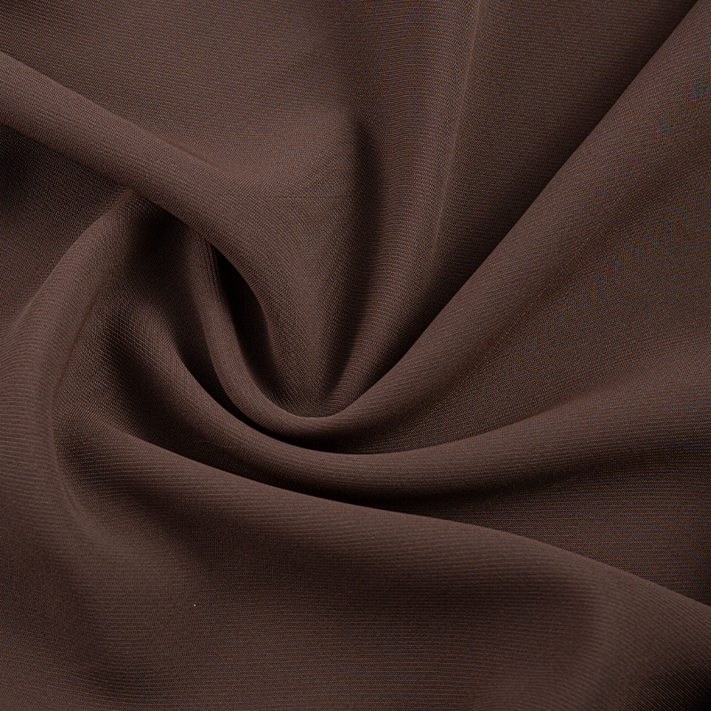 HY297 marron foncé 260GSM 150D filament mat tissu double couche extensible sur quatre côtés tissu polyester extensible dans 4 directions pour maillots de bain
