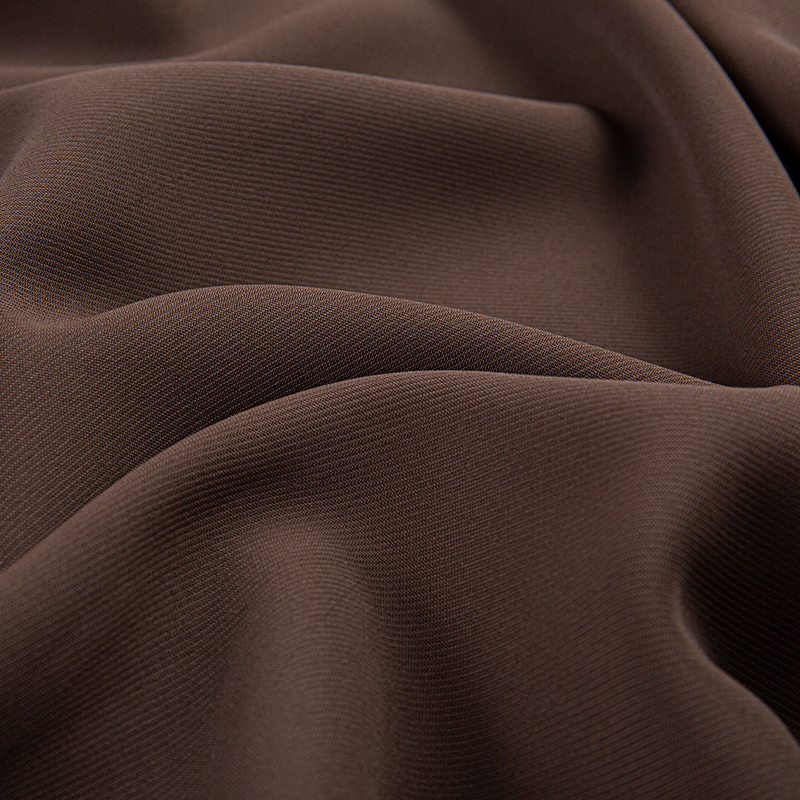 HY297 marron foncé 260GSM 150D filament mat tissu double couche extensible sur quatre côtés tissu polyester extensible dans 4 directions pour maillots de bain