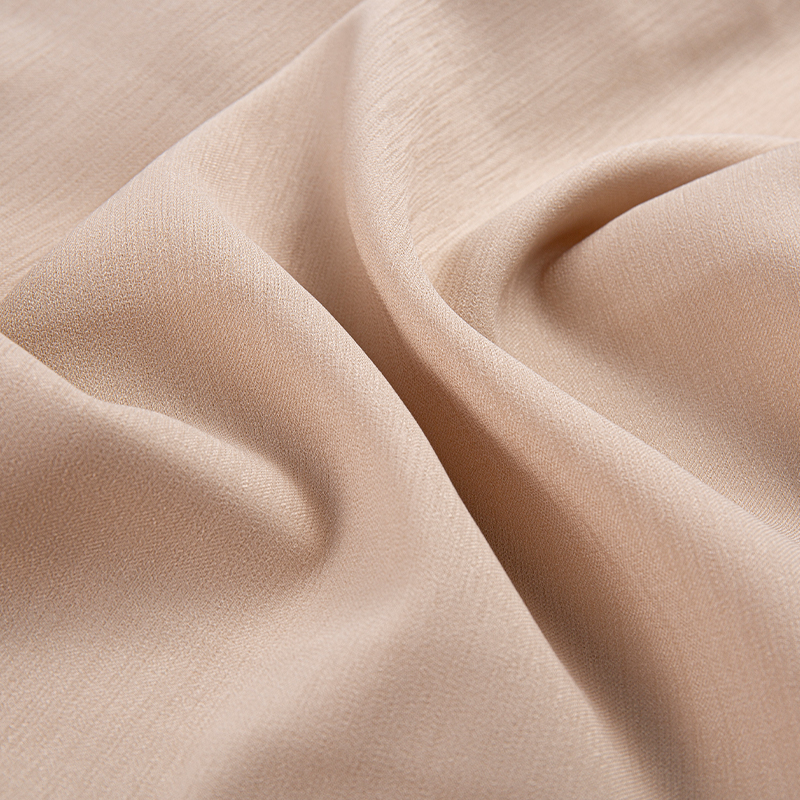 DS586 Tissu Doris 3/1 en polyester sergé lisse et respirant rose clair