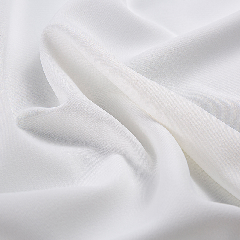 HY607 CEY mat CEY2/1 Tissu mélangé sergé pur, tissu décontracté blanc