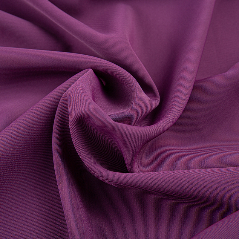 Tissu en soie violet SPH Morgan HY325 260GSM, pour pantalons de mode haut de gamme et de luxe légers
