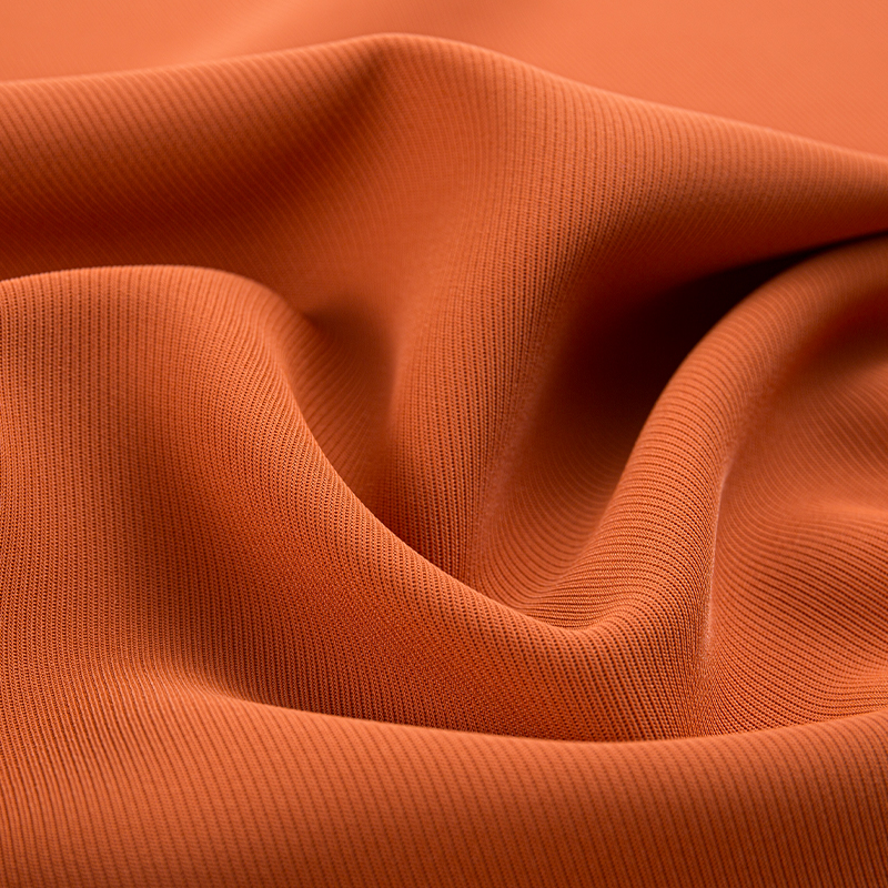 HY353 Orange SPH tissu à gros grain droit élargi pour vêtements professionnels haut de gamme et uniformes fonctionnels