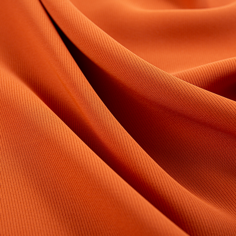 HY353 Orange SPH tissu à gros grain droit élargi pour vêtements professionnels haut de gamme et uniformes fonctionnels