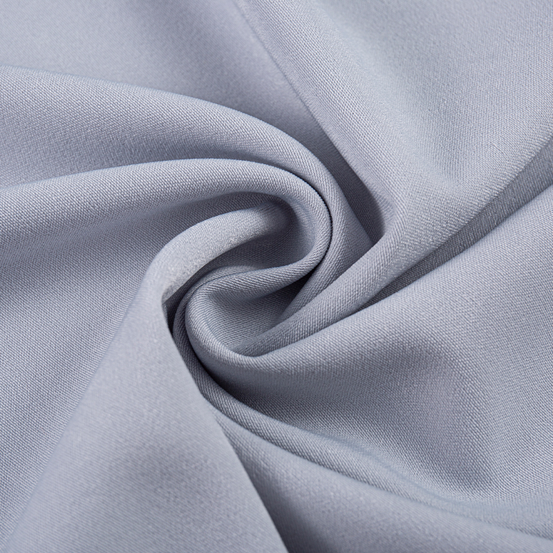 Tissu de velours de fleur de glace en soie composite polyester-spandex gris HY275